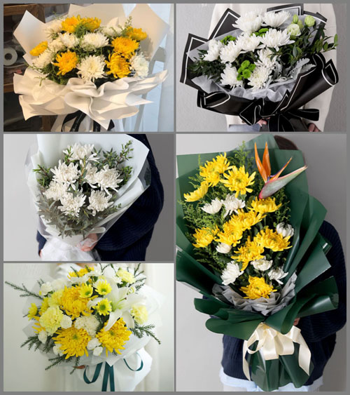 江苏泰州靖江市生祠镇金星村白事花束代送